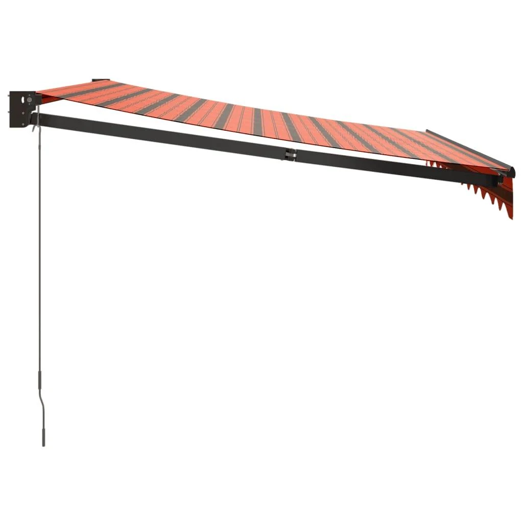 Ištraukiama markizė, oranžinė/ruda, 3,5x2,5m, audinys/aliuminis