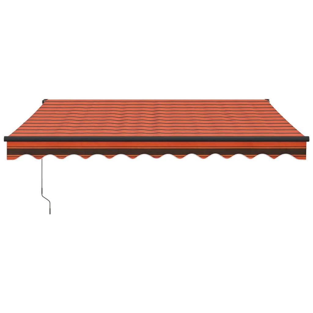 Ištraukiama markizė, oranžinė/ruda, 3,5x2,5m, audinys/aliuminis