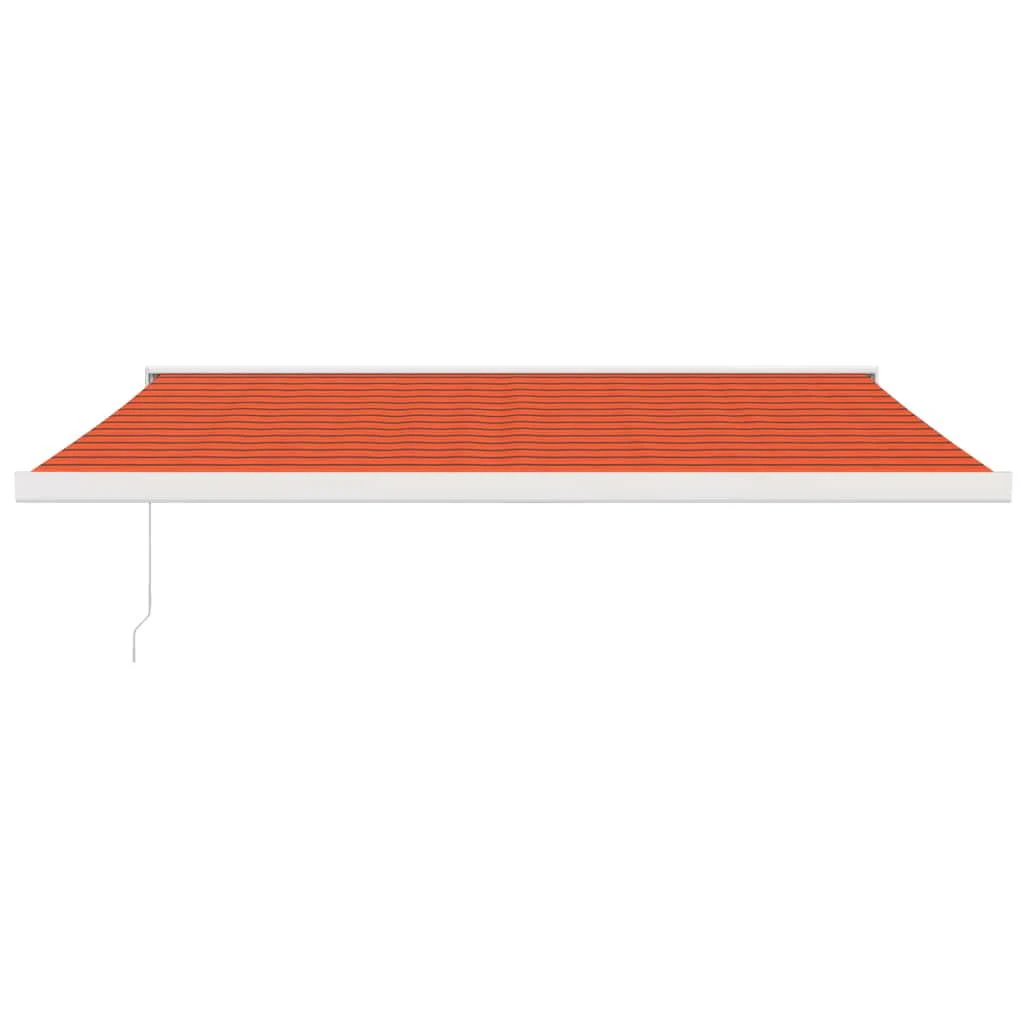 Ištraukiama markizė, oranžinė/ruda, 4,5x3m, audinys/aliuminis