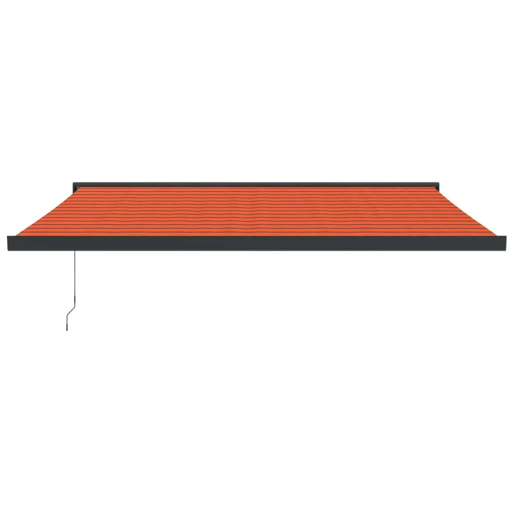 Ištraukiama markizė, oranžinė/ruda, 4x3m, audinys ir aliuminis