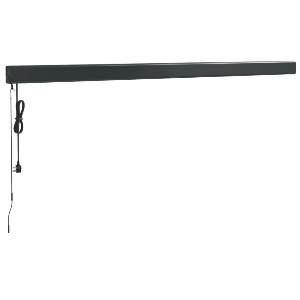 Ištraukiama markizė, oranžinė/ruda, 4x3m, audinys ir aliuminis