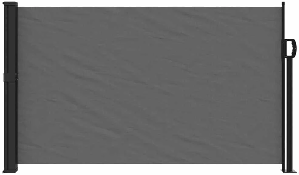 Ištraukiama šoninė markizė, antracito spalvos, 117x300cm