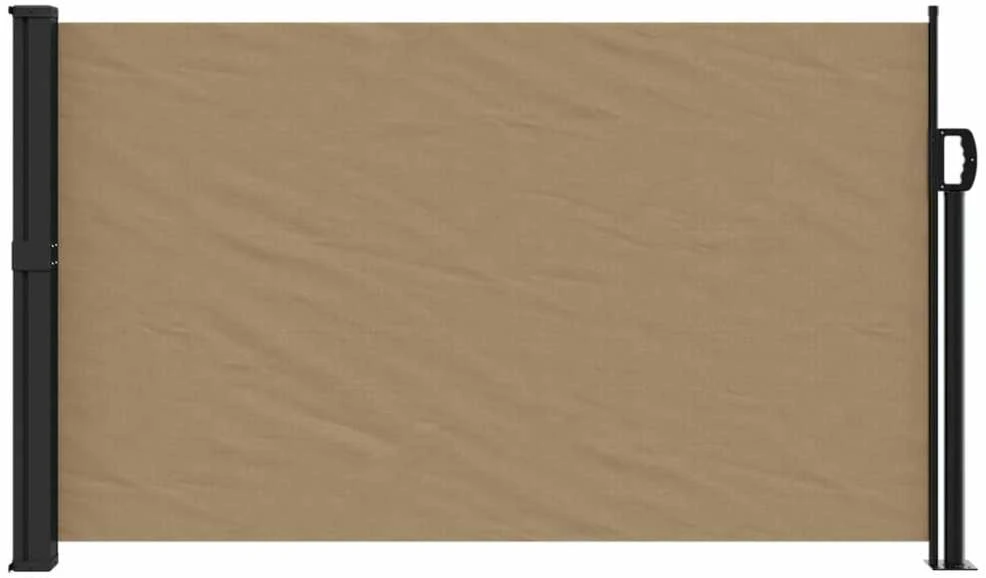 Ištraukiama šoninė markizė, taupe spalvos, 117x300cm