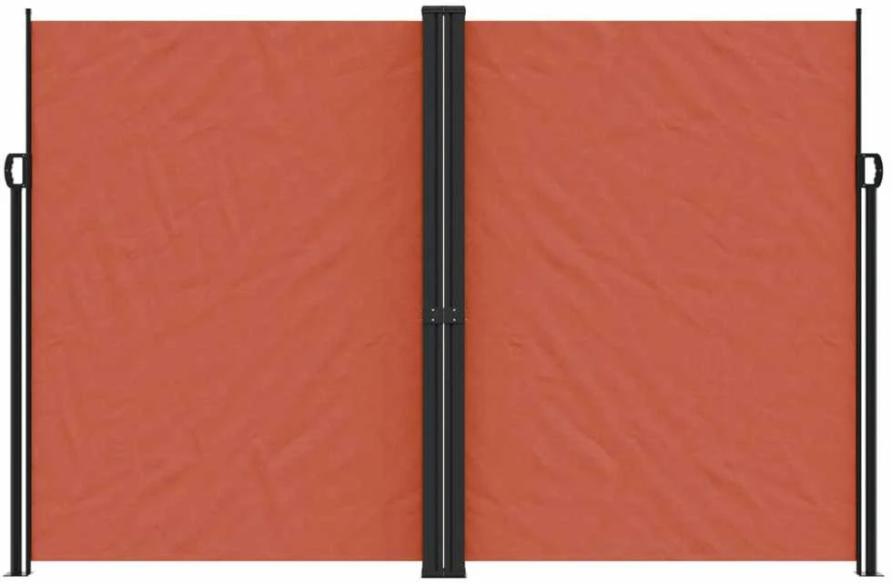 Ištraukiama šoninė pertvara, terakota spalvos, 220x1200cm