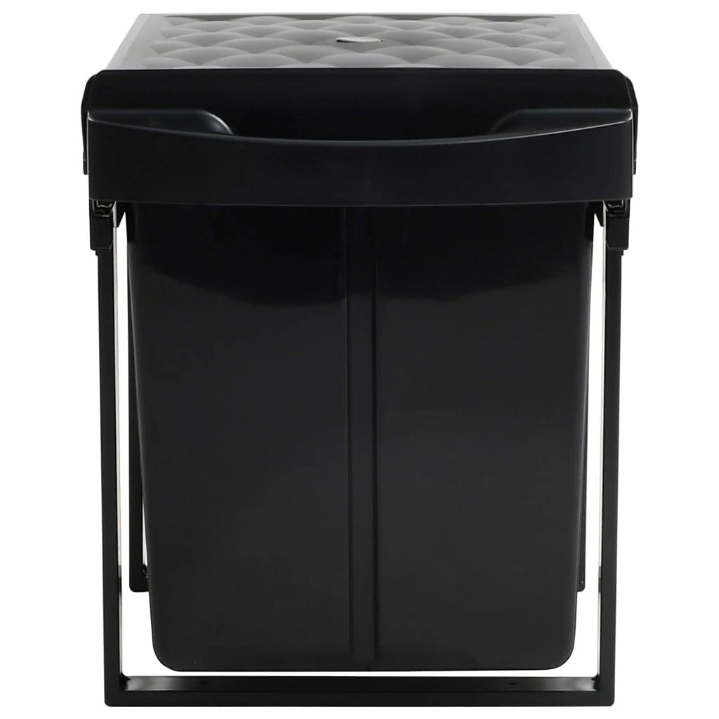 Ištraukiama virtuvės spintelės šiukšliadėžė, 48l, soft-close