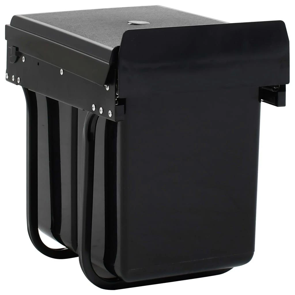 Ištraukiama virtuvės spintelės šiukšliadėžė, 20l, soft-close