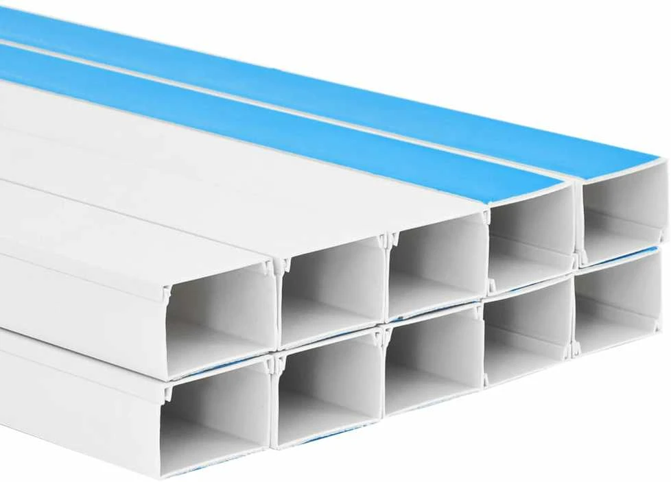 Kabelių kanalas, 100x40mm, 10m, PVC, savaime prilimpantis