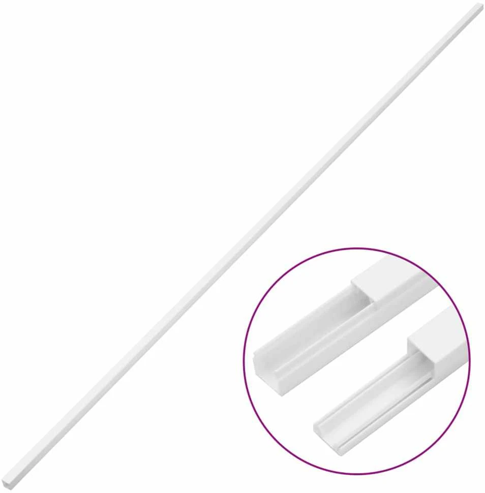 Kabelių kanalas, 20x10mm, 10m, PVC