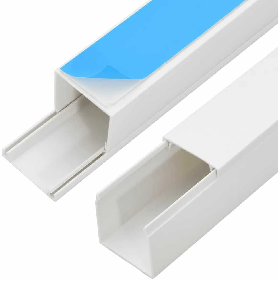 Kabelių kanalas, 40x40mm, 10m, PVC, savaime prilimpantis