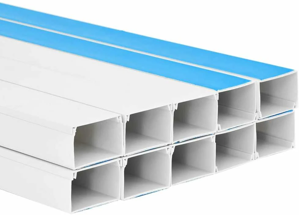 Kabelių kanalas, 50x25mm, 10m, PVC, savaime prilimpantis