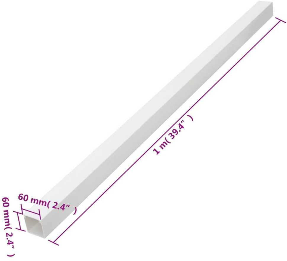 Kabelių kanalas, 60x60mm, 30m, PVC
