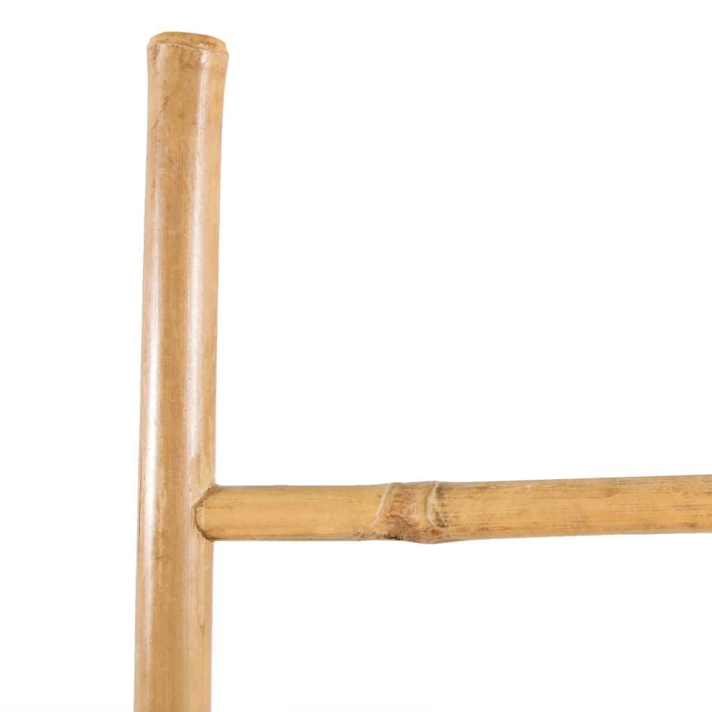 Kabykla rankšluosčiams su 5 laipteliais, bambukas,150 cm