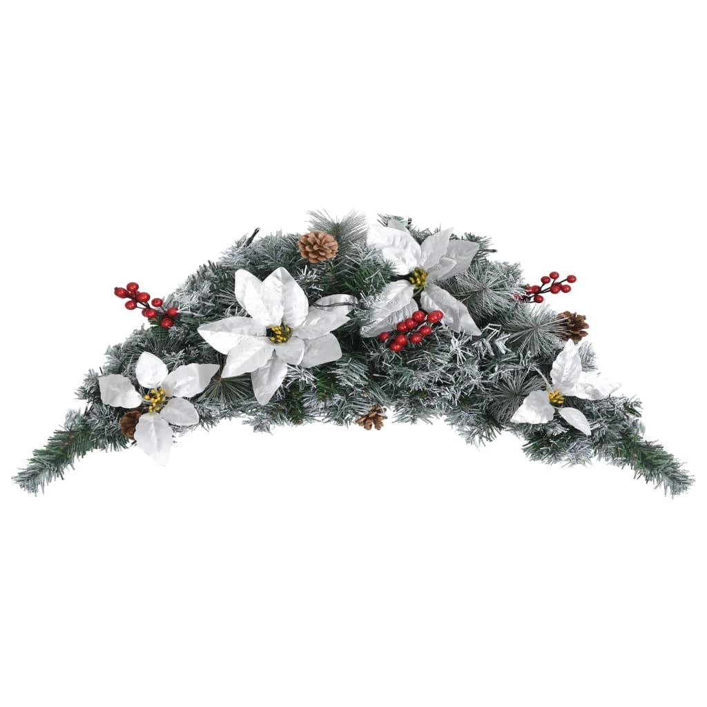 Kalėdinė arka su LED lemputėmis, žalios spalvos, 90cm, PVC