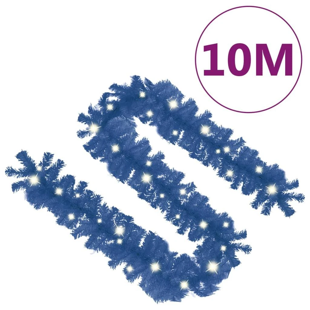 Kalėdinė girlianda su LED lemputėmis, mėlynos spalvos, 10m