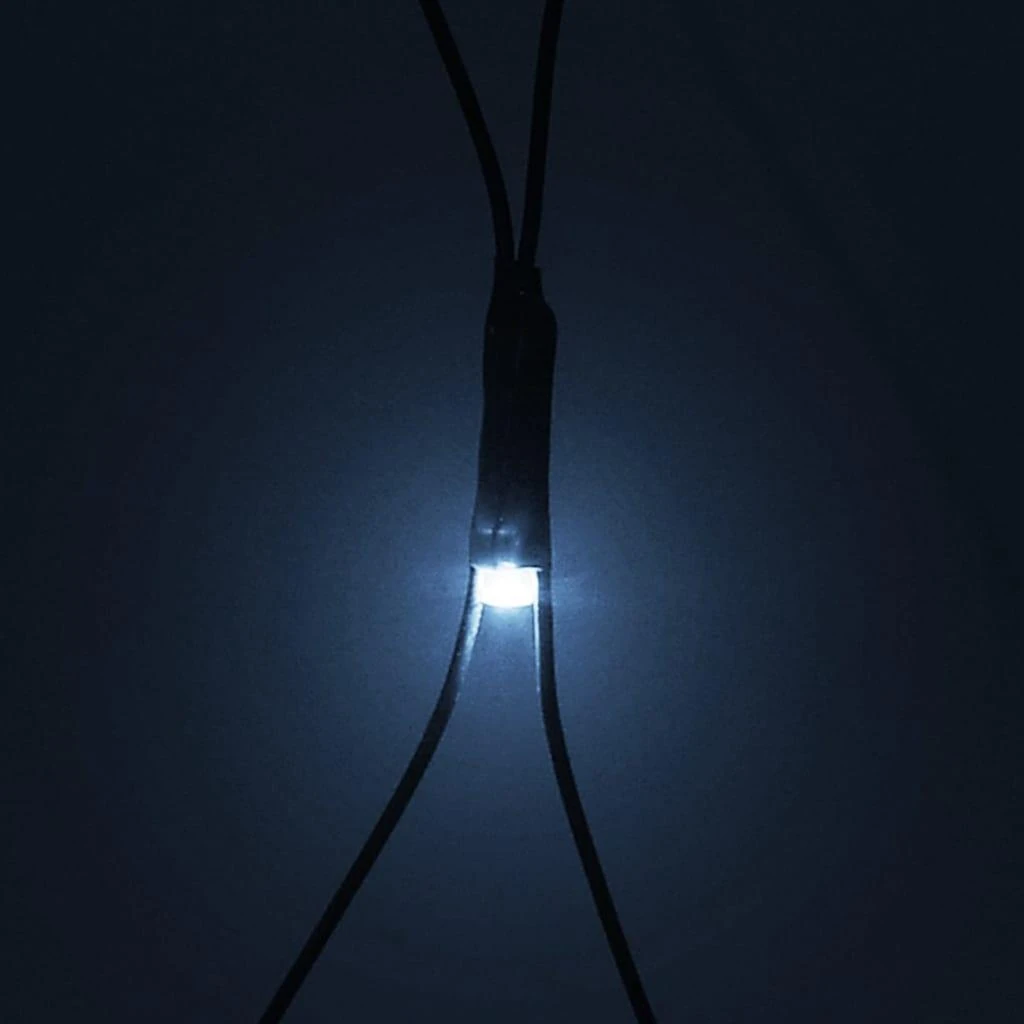 Kalėdinių lempučių tinklas, 3x2m, 204 šaltos baltos LED