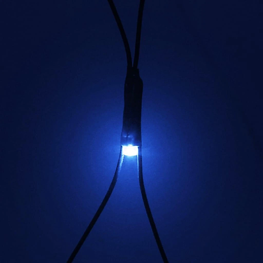 Kalėdinių lempučių tinklas, 4x4m, 544 mėlynos LED