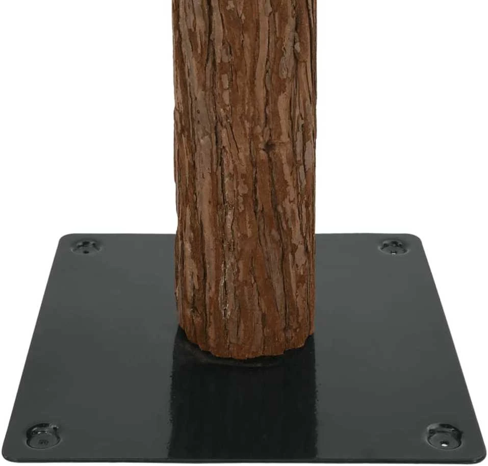 Kalėdų eglutė su kankorėžiais, žalia, 180cm, PVC ir mediena