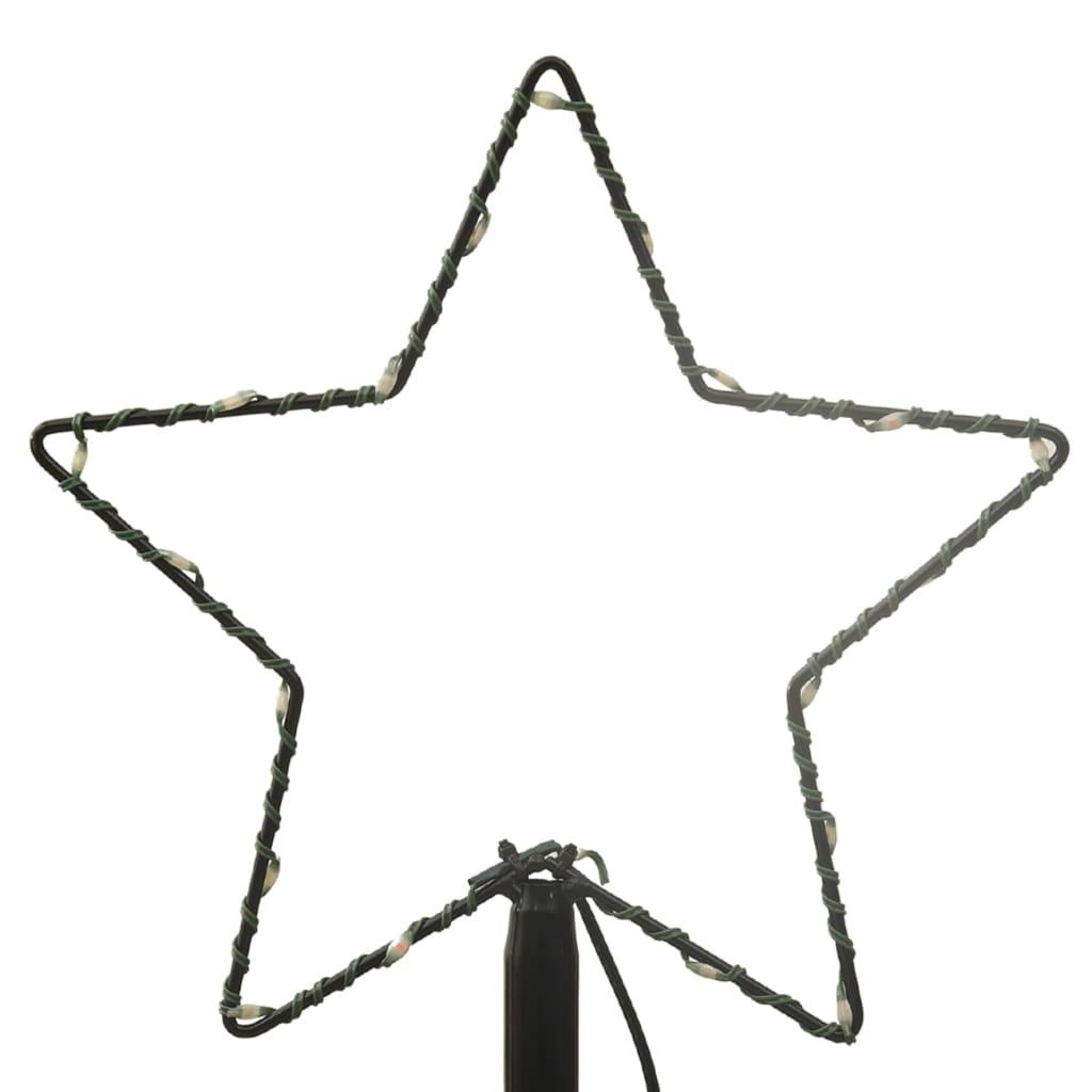 Kalėdų eglutė su kuoliuku, mėlynos spalvos, 108LED, 180cm
