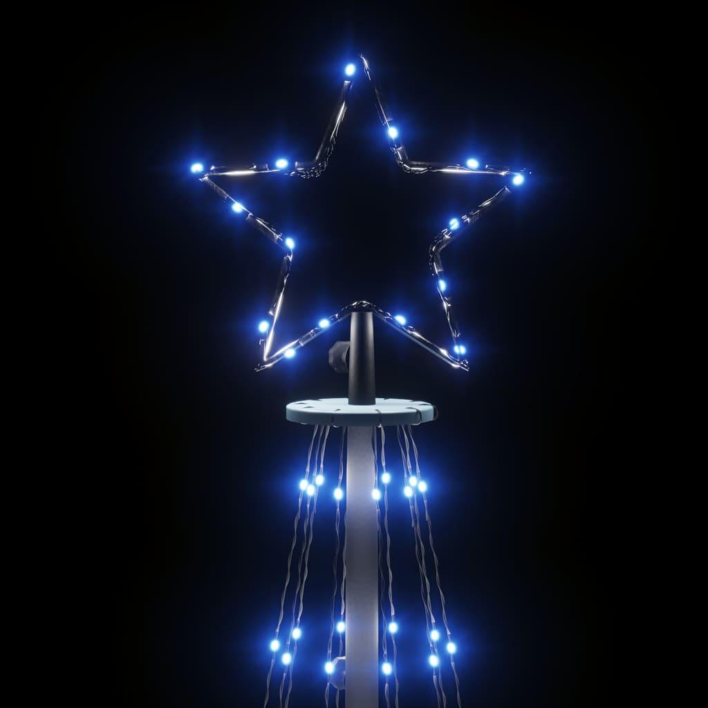 Kalėdų eglutė su kuoliuku, mėlynos spalvos, 310LED, 300cm