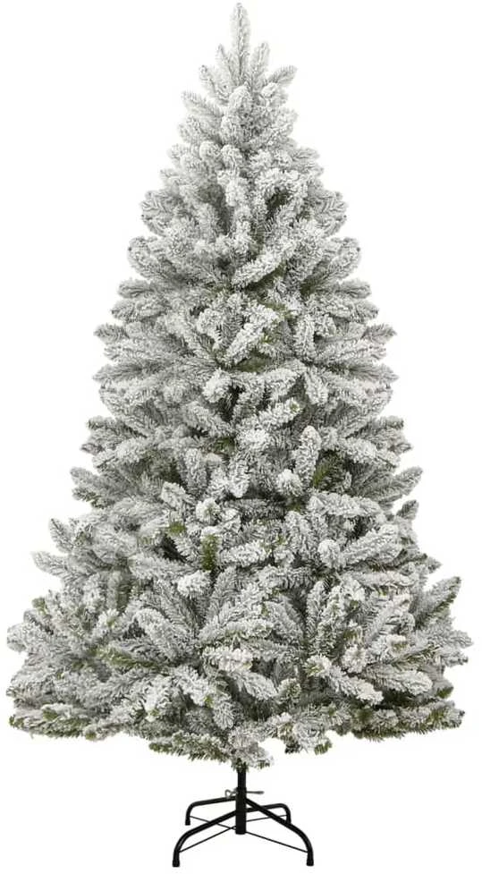 Kalėdų eglutė su šarnyrinėmis šakomis/LED/žaisliukais, 210cm