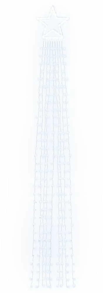 Kalėdų eglutės girlianda, šalta balta, 375cm, 320 LED lempučių