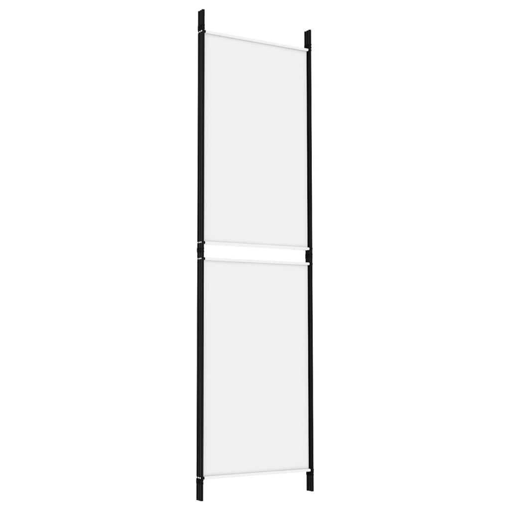 Kambario pertvara, 3 dalių, baltos spalvos, 150x180cm, audinys