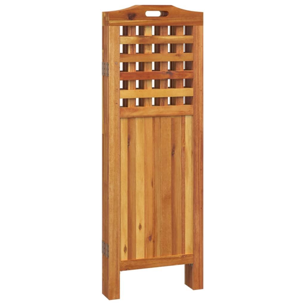 Kambario pertvara, 4 segmentai, 162x2x115cm, akacijos masyvas