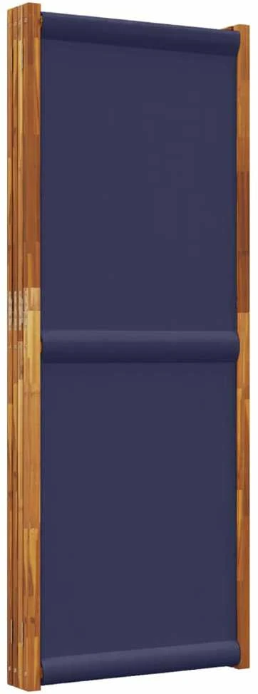 Kambario pertvara, 4 segmentai, tamsiai mėlyna, 280x180cm