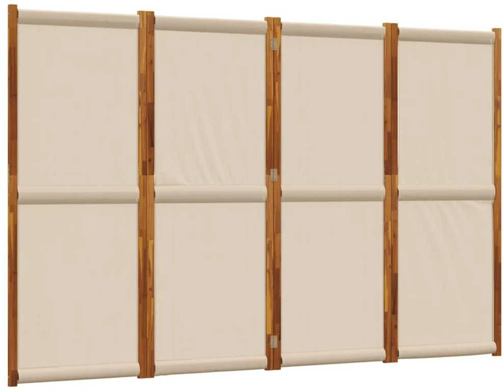 Kambario pertvara, 4 segmentai, taupe spalvos, 280x180cm