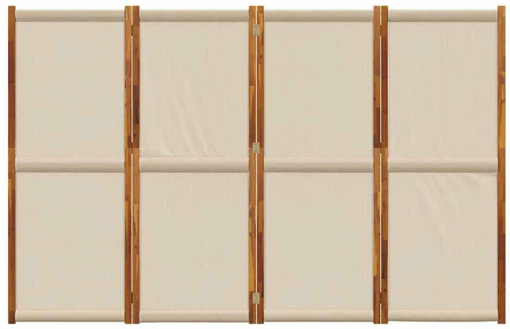 Kambario pertvara, 4 segmentai, taupe spalvos, 280x180cm