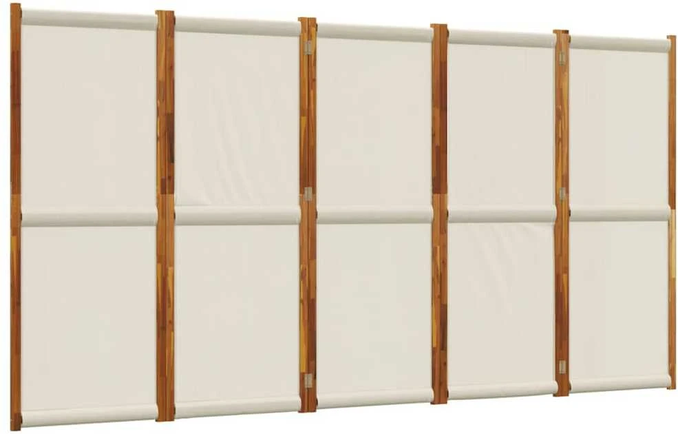 Kambario pertvara, 5 segmentai, šviesiai pilka, 350x180cm