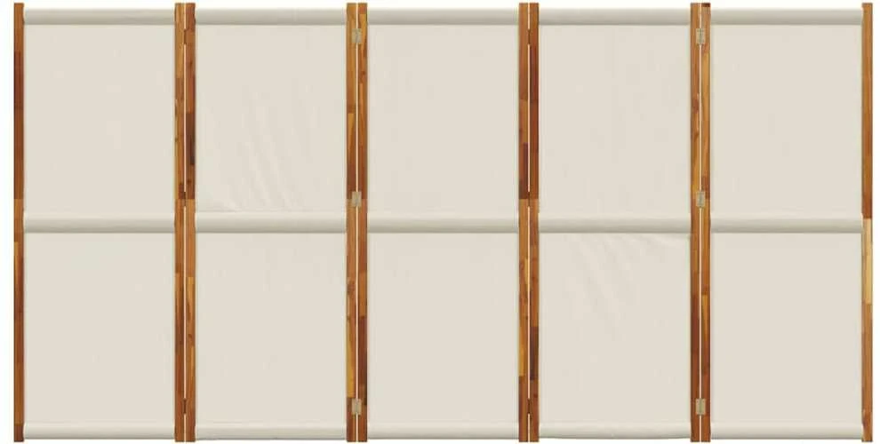 Kambario pertvara, 5 segmentai, šviesiai pilka, 350x180cm
