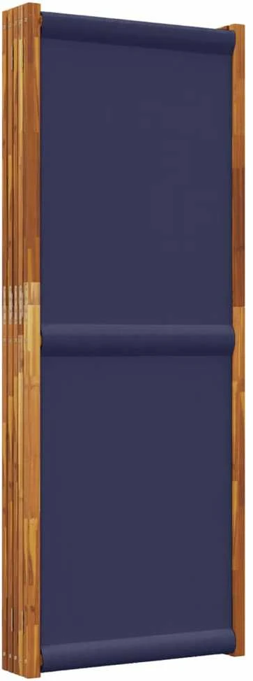 Kambario pertvara, 5 segmentai, tamsiai mėlyna, 350x180cm