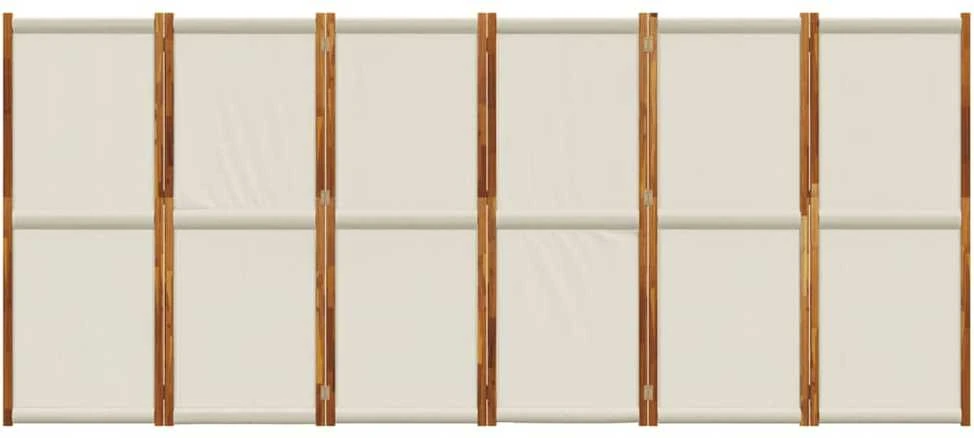 Kambario pertvara, 6 segmentai, šviesiai pilka, 420x180cm
