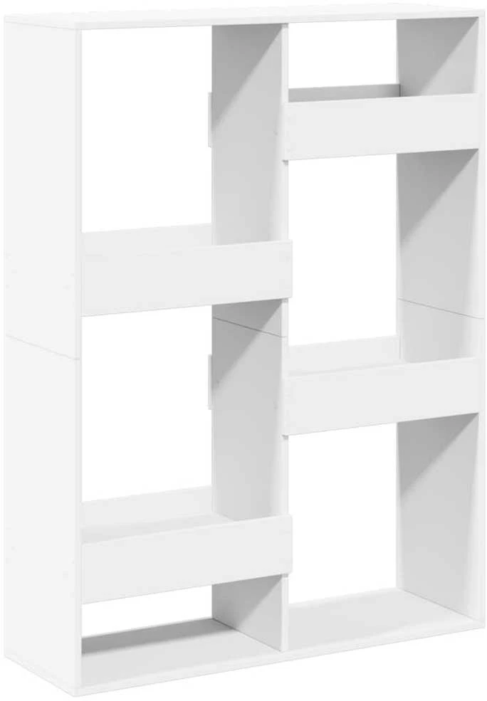 Kambario pertvara, balta, 100x33x135cm, apdirbta mediena