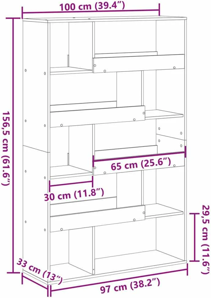 Kambario pertvara, balta, 100x33x156,5cm, MDP