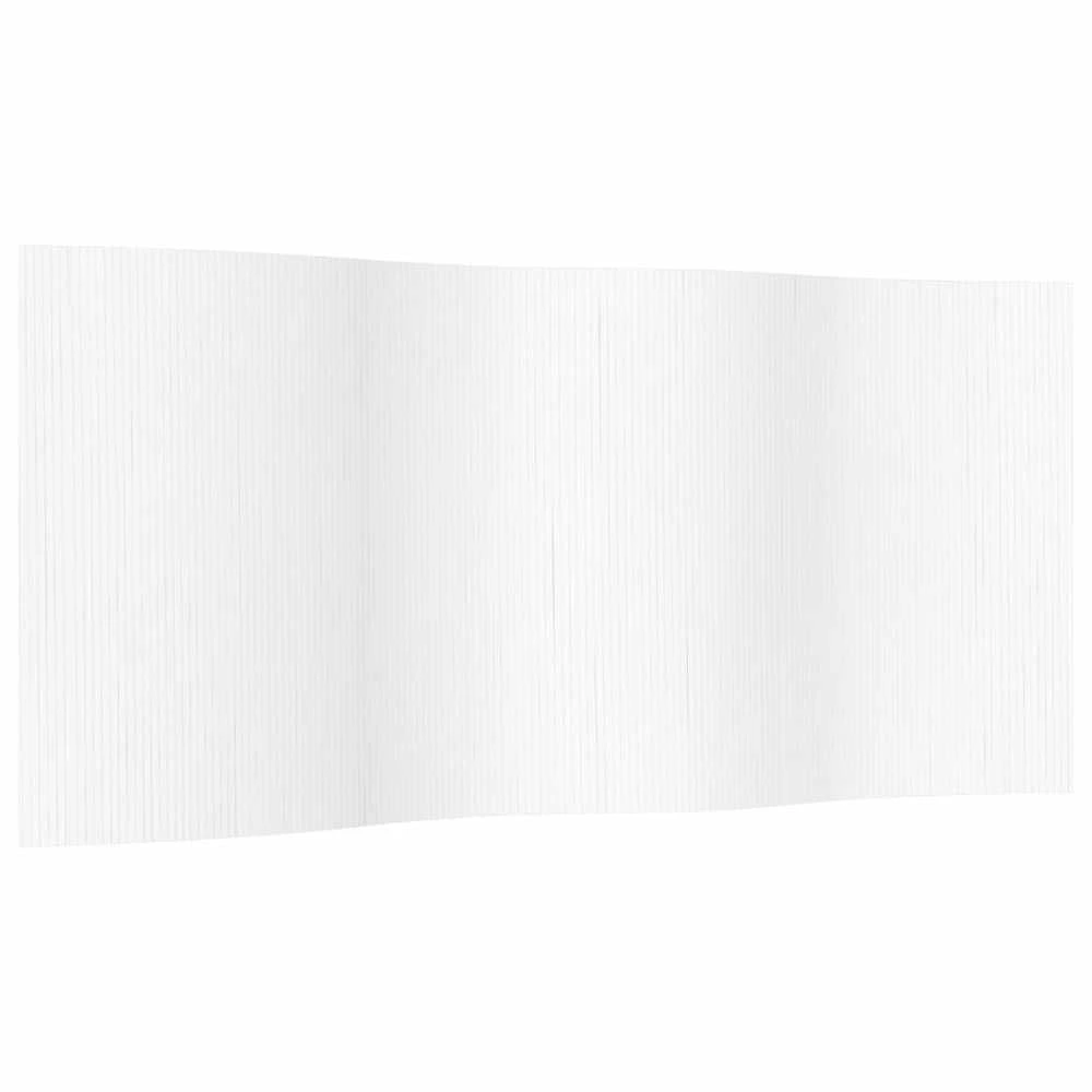 Kambario pertvara, baltos spalvos, 165x400cm, bambukas