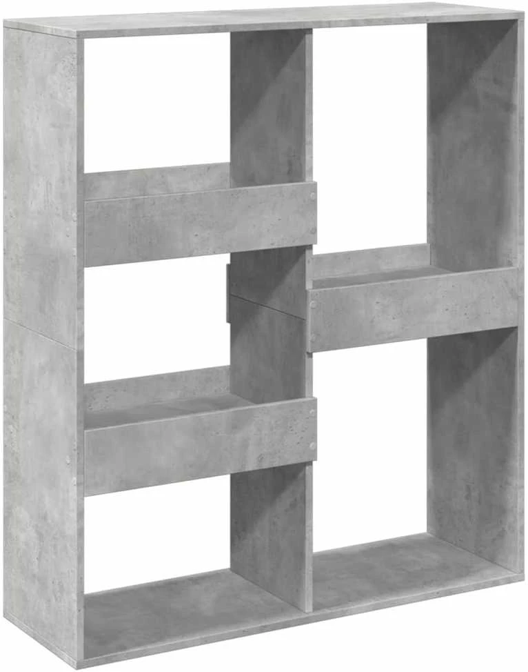 Kambario pertvara, betono, 100x33x115cm, apdirbta mediena
