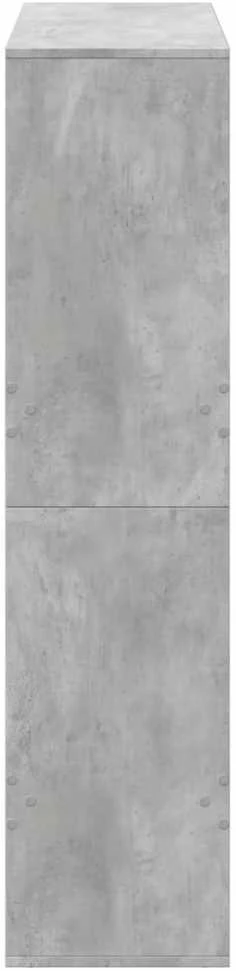 Kambario pertvara, betono, 100x33x135cm, apdirbta mediena