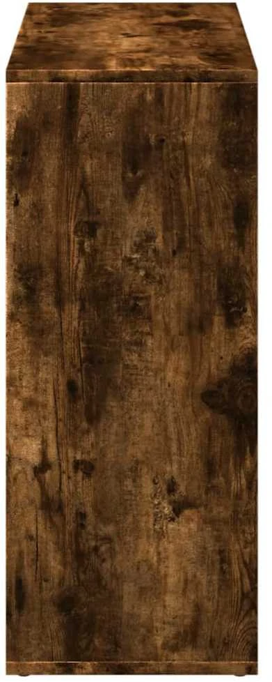 Kambario pertvara/knygų spinta, dūminė, 69,5x29x69,5cm, mediena