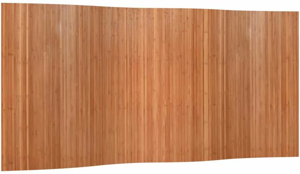 Kambario pertvara, rudos spalvos, 165x400cm, bambukas