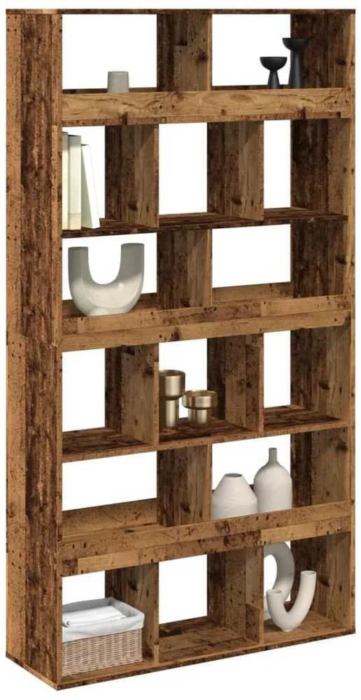 Kambario pertvara, sendintos medienos, 100x33x187,5cm, mediena