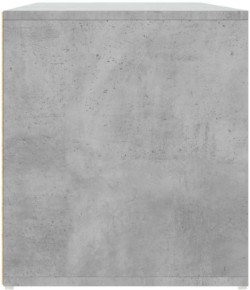 Kampinė spintelė, betono pilkos spalvos, 160x40x45cm, mediena