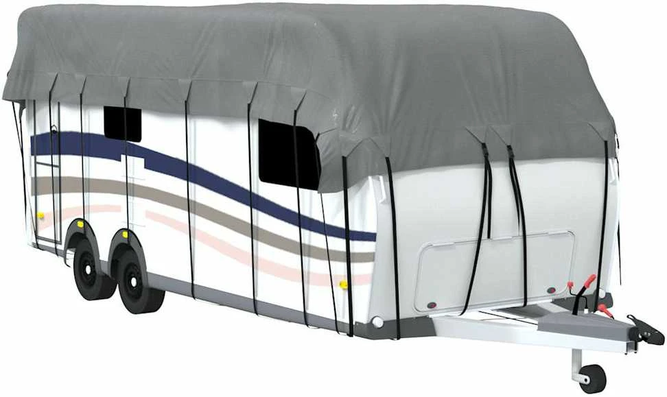 Karavano stogo dangtis, pilkas, 800x300cm, neaustinis audinys