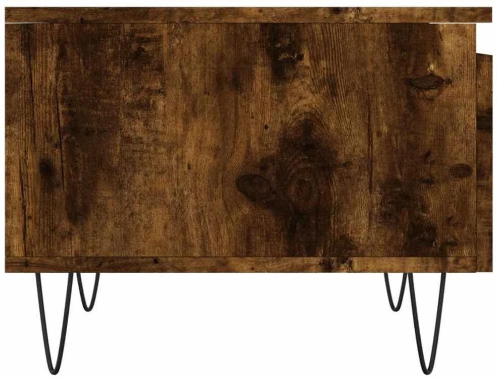 Kavos staliukai, 2vnt., dūminio ąžuolo, 50x46x35cm, mediena