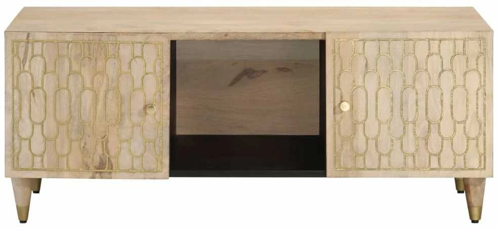 Kavos staliukas, 100x54x40cm, mango medienos masyvas