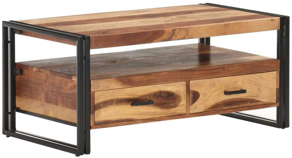 Kavos staliukas, 100x55x45cm, akacijos medienos masyvas