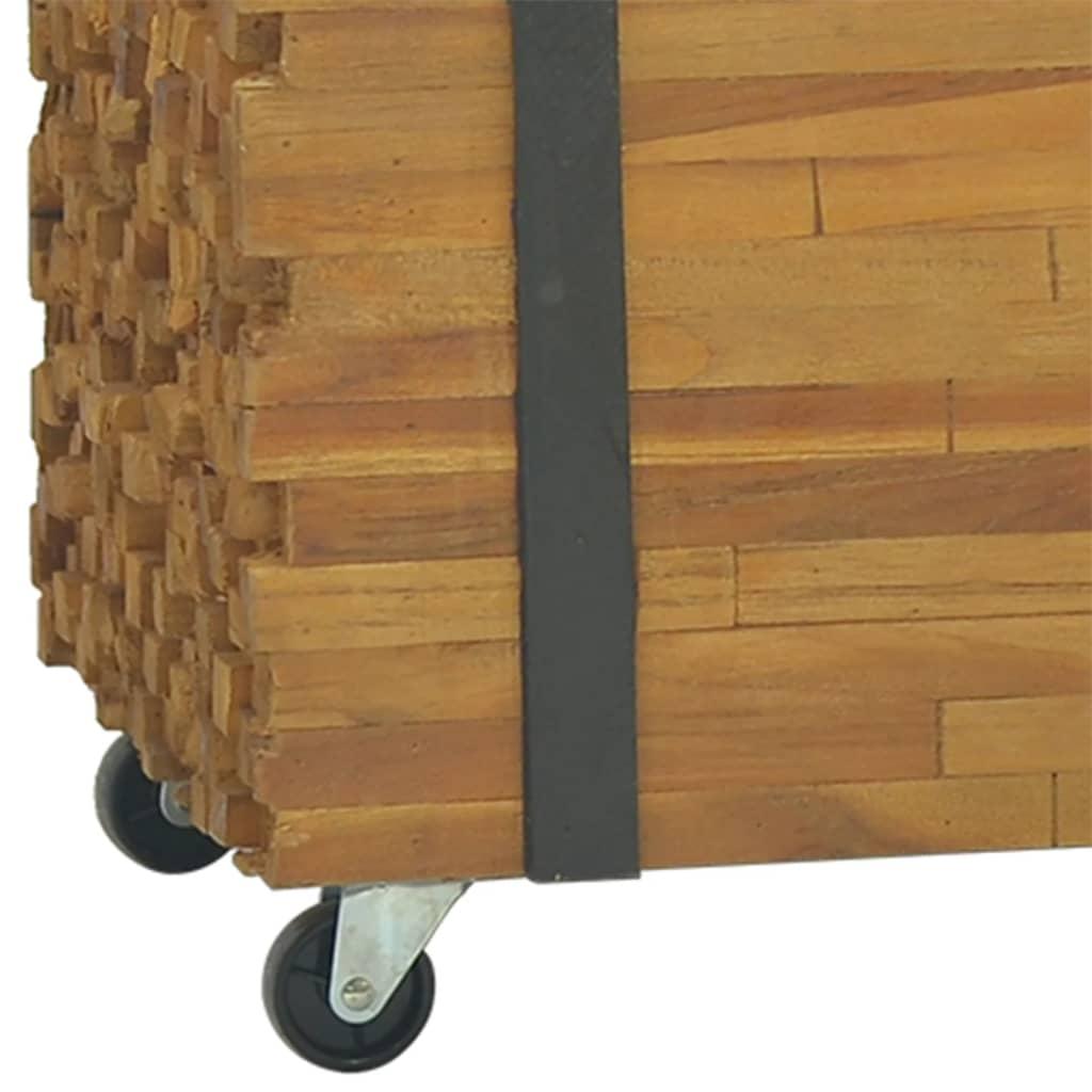 Kavos staliukas, 110x45x38cm, tikmedžio medienos masyvas