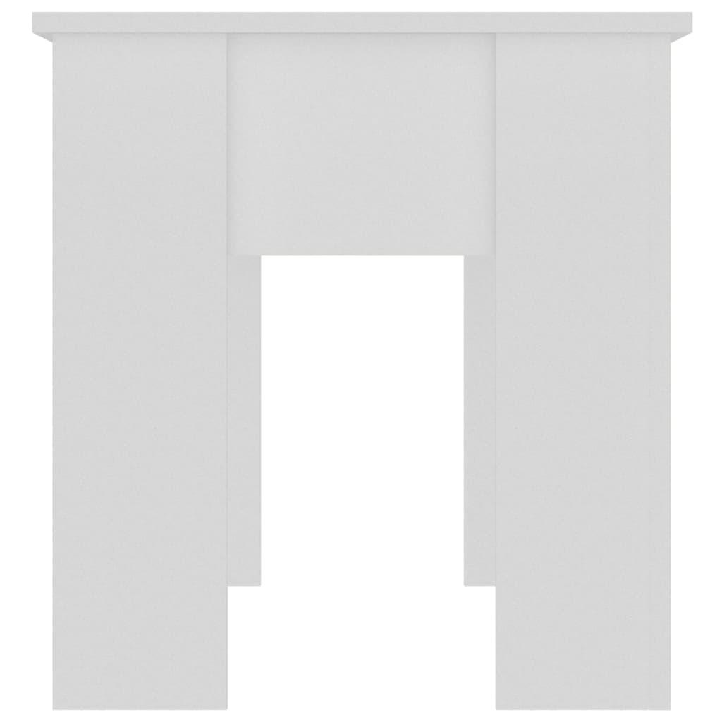 Kavos staliukas, baltas, 101x49x52cm, apdirbta mediena