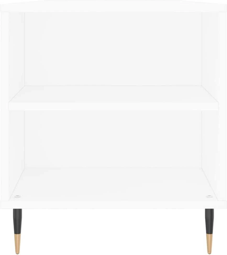 Kavos staliukas, baltas, 102x44,5x50cm, apdirbta mediena